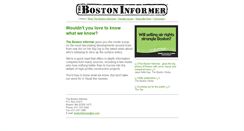Desktop Screenshot of bostoninformer.com