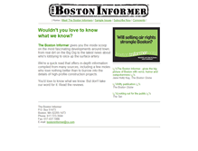 Tablet Screenshot of bostoninformer.com